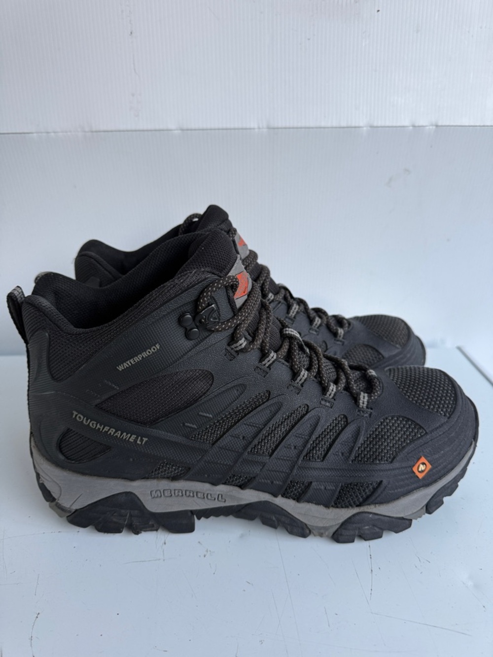 MERRELL Men's Moab Velocity Tactical Mid Carbon-Fiber Safety Toe Waterproof 10 - Picture 4 of 9
